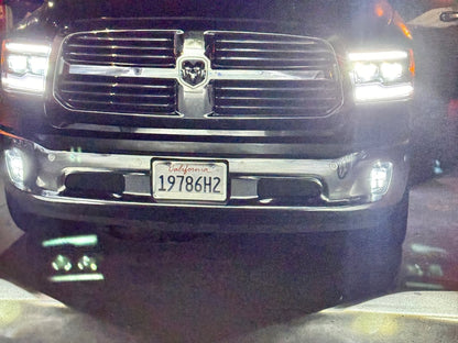 Raxiom Axial Series LED Fog Lights with LED DRL (13-18 RAM 1500, Excluding Rebel)