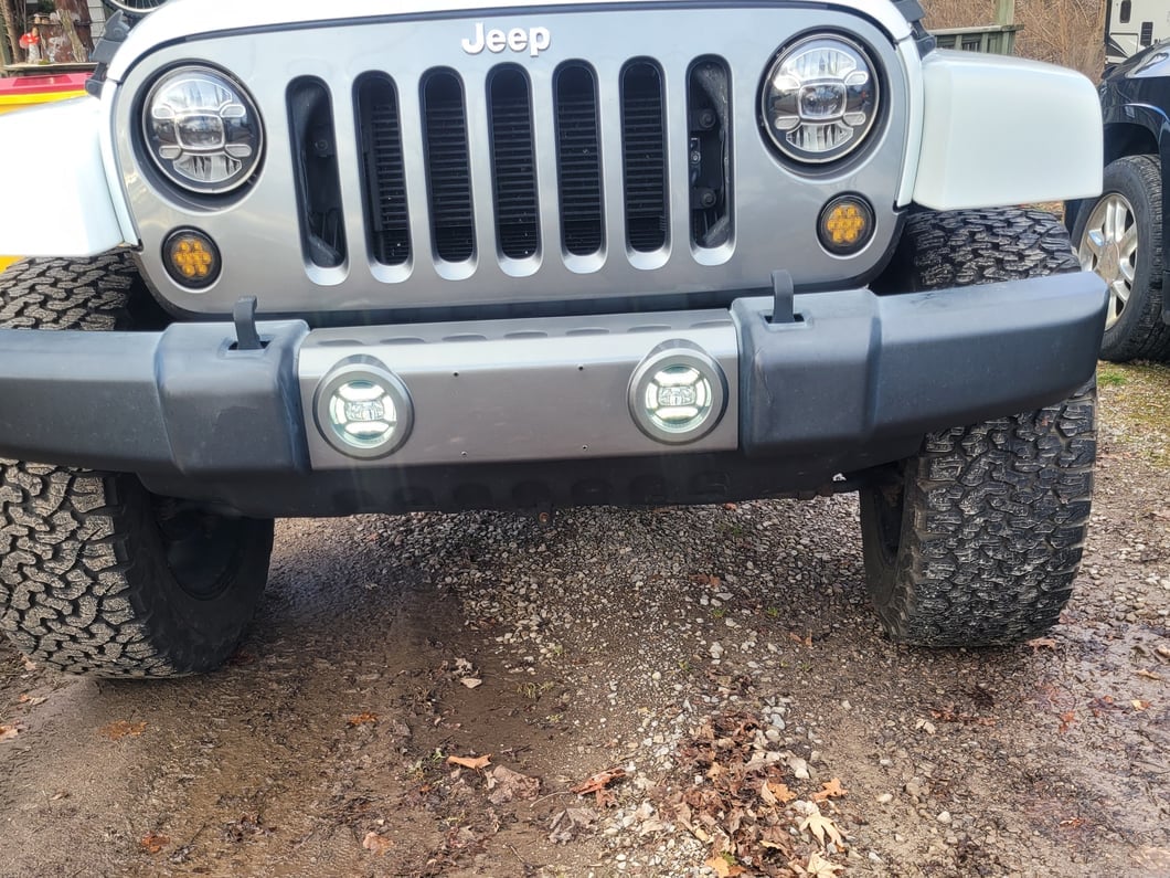 Raxiom Axial Series 4-Inch LED Fog Lights; Clear (07-18 Jeep Wrangler JK)