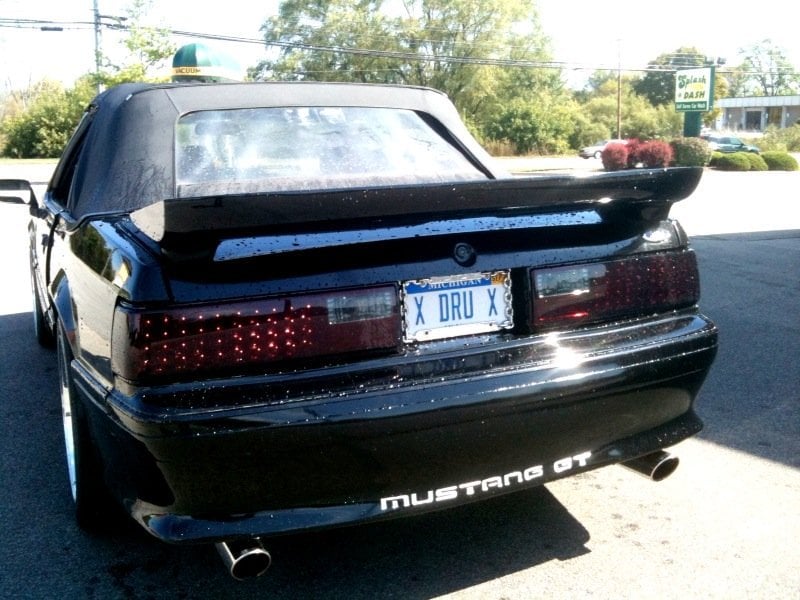 Raxiom Axial Series Smoked LED Tail Lights (87-93 Mustang)