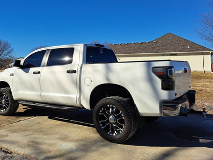 Raxiom Axial Series Dual C-Shape LED Tail Lights; Black Housing; Clear Lens (07-13 Tundra)