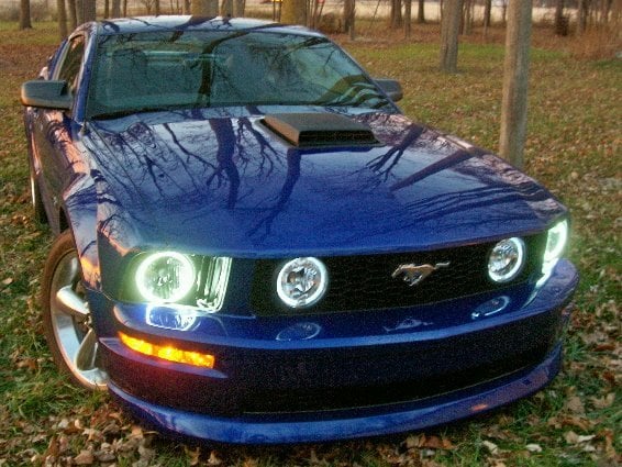 Raxiom LED Halo Fog Lights; Chrome (05-12 Mustang GT)
