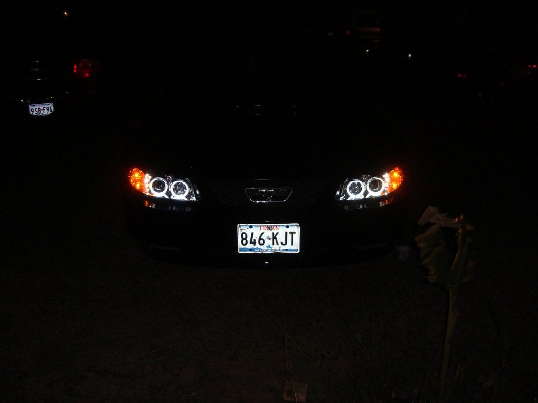 Raxiom Axial Series Projector LED Headlight and LED Tail Light Combo; Chrome (99-04 Mustang, Excluding Cobra)