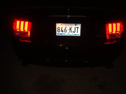 Raxiom Axial Series Projector LED Headlight and LED Tail Light Combo; Chrome (99-04 Mustang, Excluding Cobra)