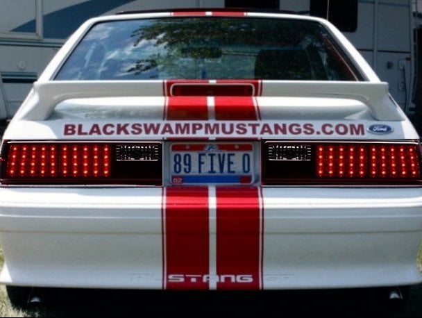 Raxiom Axial Series Smoked LED Tail Lights (87-93 Mustang)
