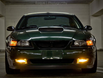 Raxiom Fog Lights; Yellow (99-04 Mustang, Excluding Cobra)