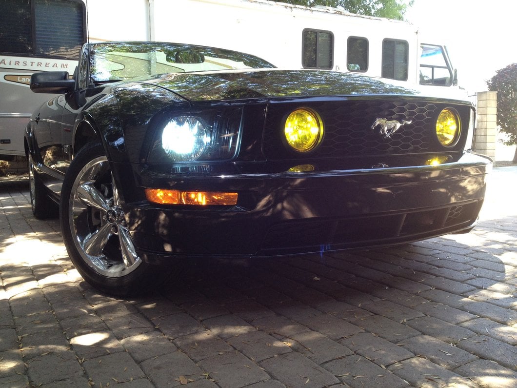 Raxiom Fog Lights; Yellow (05-12 Mustang GT)