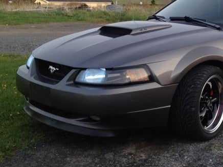 Raxiom Axial Series Projector Headlights; Black Housing; Smoked Lens (99-04 Mustang)