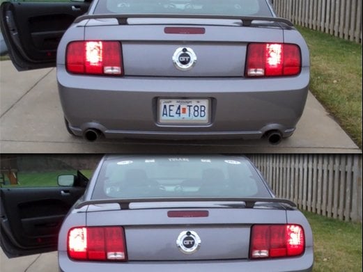 Raxiom Axial Series LED Sequential Chase Tail Light Kit; Plug-and-Play (05-09 Mustang)