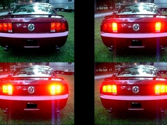 Raxiom Sequential Tail Light Kit; Plug-and-Play (05-09 Mustang)