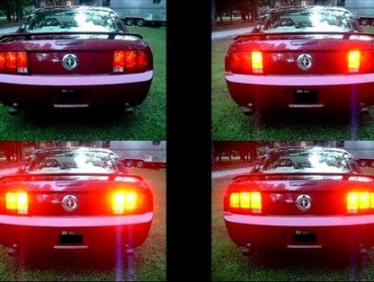 Raxiom Sequential Tail Light Kit; Plug-and-Play (05-09 Mustang)