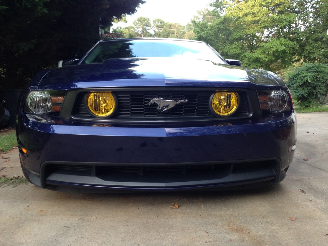 Raxiom Fog Lights; Yellow (05-12 Mustang GT)