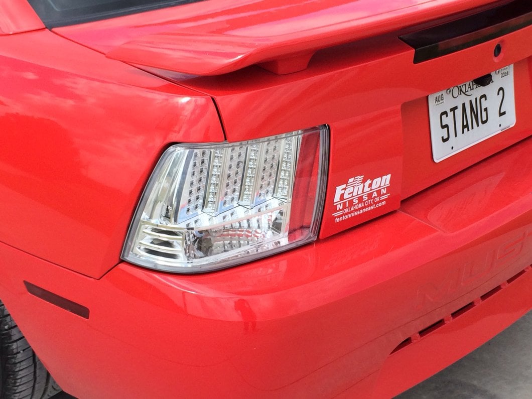 Raxiom Axial Series Projector LED Headlight and LED Tail Light Combo; Chrome (99-04 Mustang, Excluding Cobra)