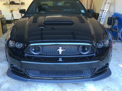 Raxiom LED Halo Projector Headlights; Black Housing; Smoked Lens (13-14 Mustang w/ Factory HID Headlights)