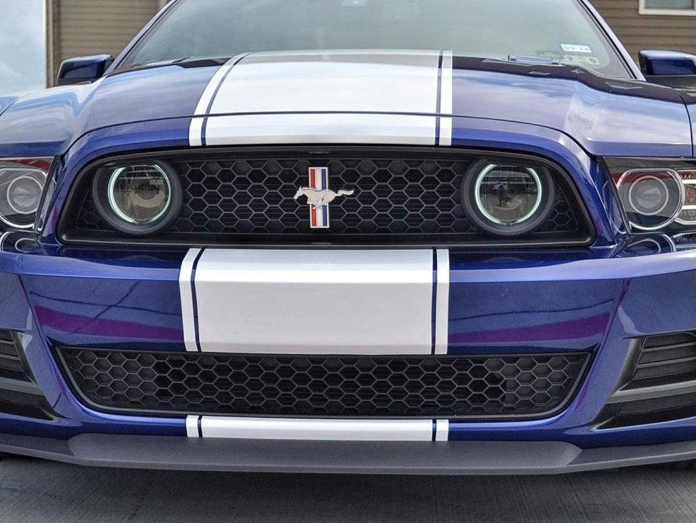Raxiom CCFL Halo Fog Lights; Smoked (13-14 Mustang GT)