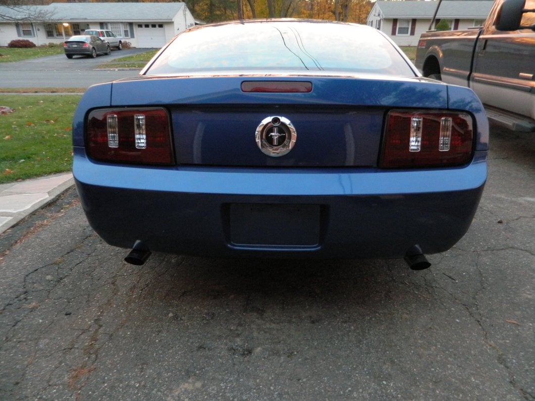 Raxiom Coyote Tail Lights and Sequential Tail Light Kit; Smoked (05-09 Mustang)