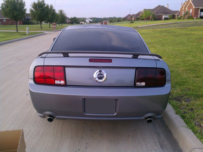Raxiom Tail Lights; Black Housing; Smoked Lens (05-09 Mustang)