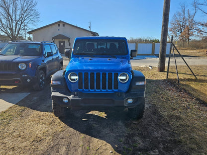 Raxiom Axial Series 9-Inch LED Headlights; Black Housing; Clear Lens (20-25 Jeep Gladiator JT w/ Factory Halogen Headlights)