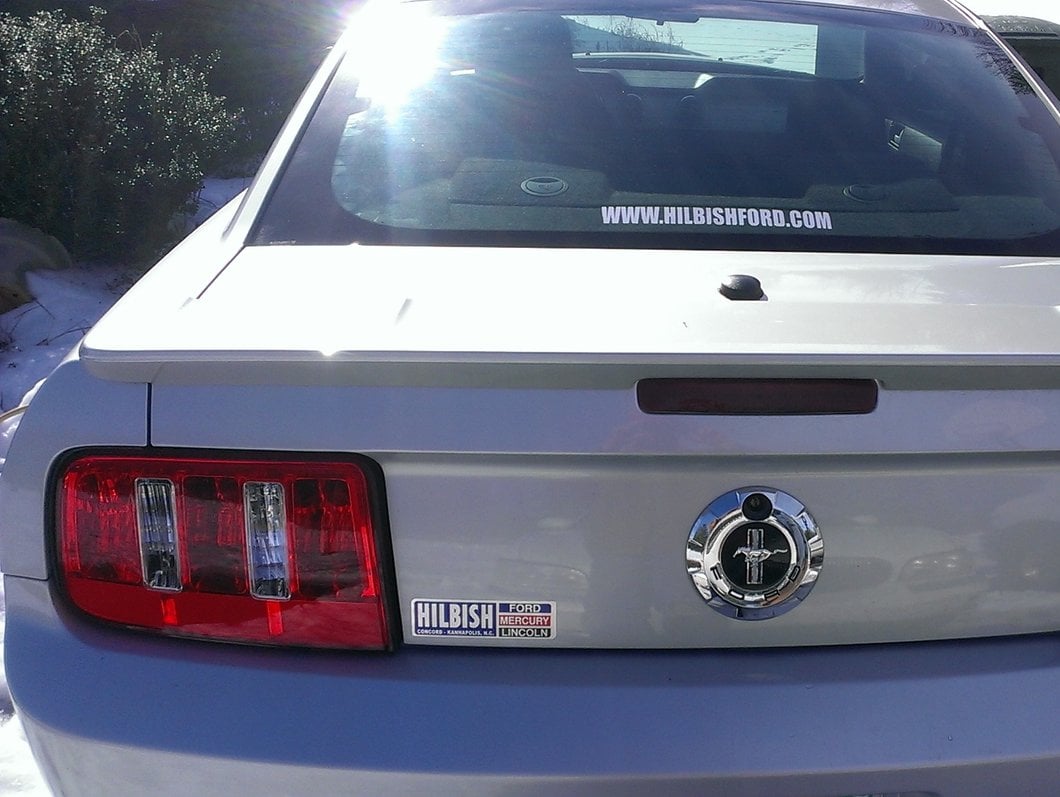 Raxiom Coyote Tail Lights and Sequential Tail Light Kit; Chrome Housing; Red/Clear Lens (05-09 Mustang)
