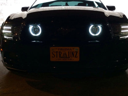 Raxiom CCFL Halo Fog Lights; Chrome (13-14 Mustang GT)