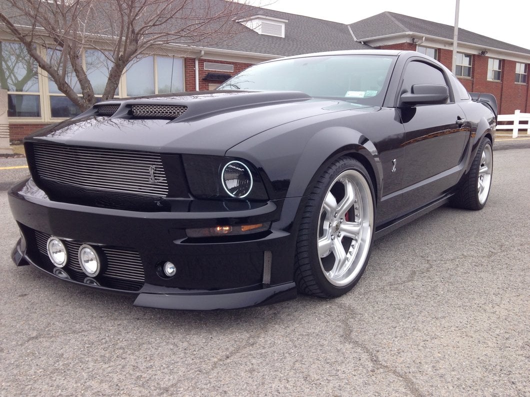Raxiom Axial Series CCFL Halo Projector Headlights; Black Housing; Smoked Lens (05-09 Mustang w/ Factory Halogen Headlights, Excluding GT500)