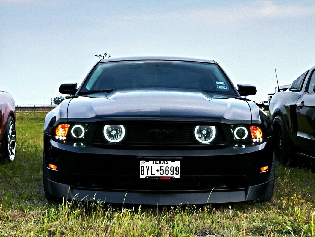 Raxiom LED Halo Fog Lights; Smoked (05-12 Mustang GT)
