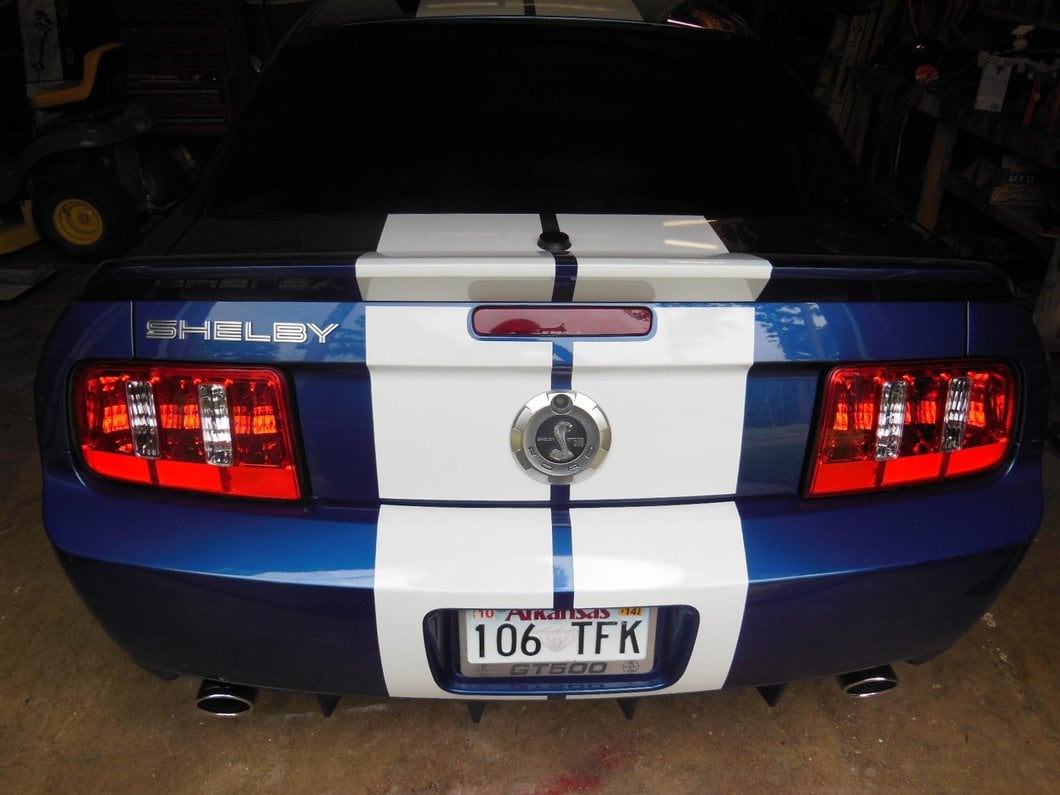 Raxiom Coyote Tail Lights and Sequential Tail Light Kit; Chrome Housing; Red/Clear Lens (05-09 Mustang)