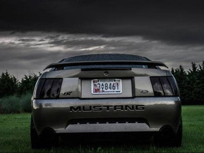 Raxiom Tail Lights; Black Housing; Smoked Lens (99-04 Mustang, Excluding 99-01 Cobra)