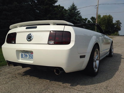 Raxiom Tail Lights and Sequential Tail Light Kit; Black Housing; Smoked Lens (05-09 Mustang)