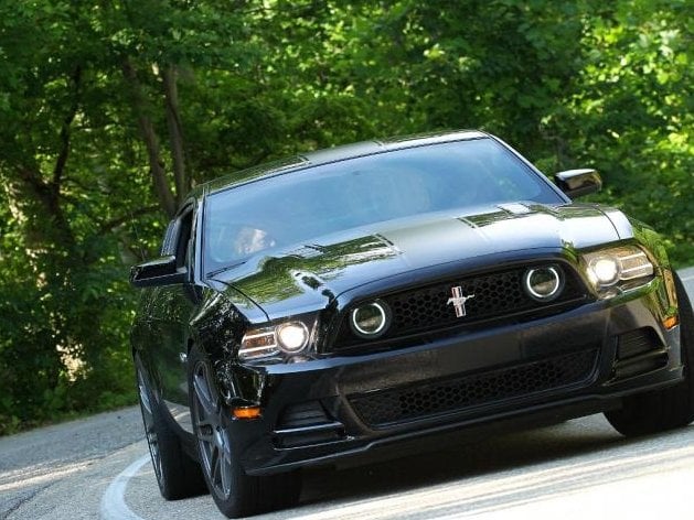 Raxiom CCFL Halo Fog Lights; Smoked (13-14 Mustang GT)