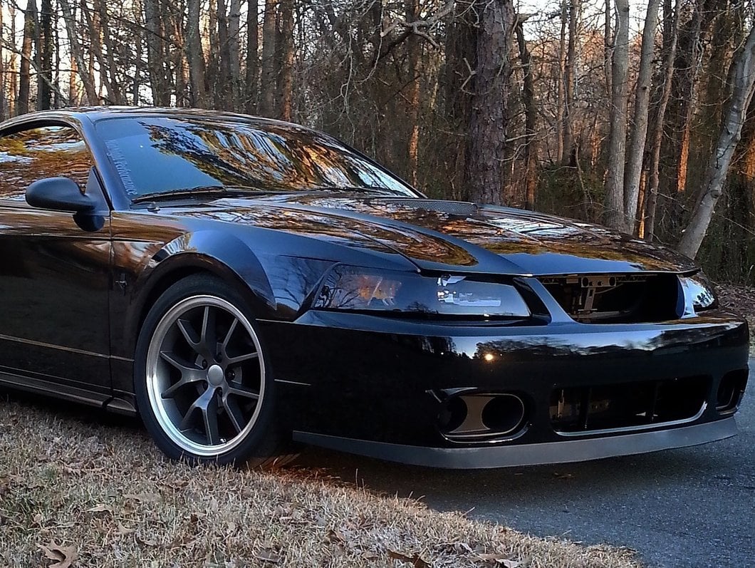 Raxiom Axial Series OE Style Headlights; Black Housing; Smoked Lens (99-04 Mustang)
