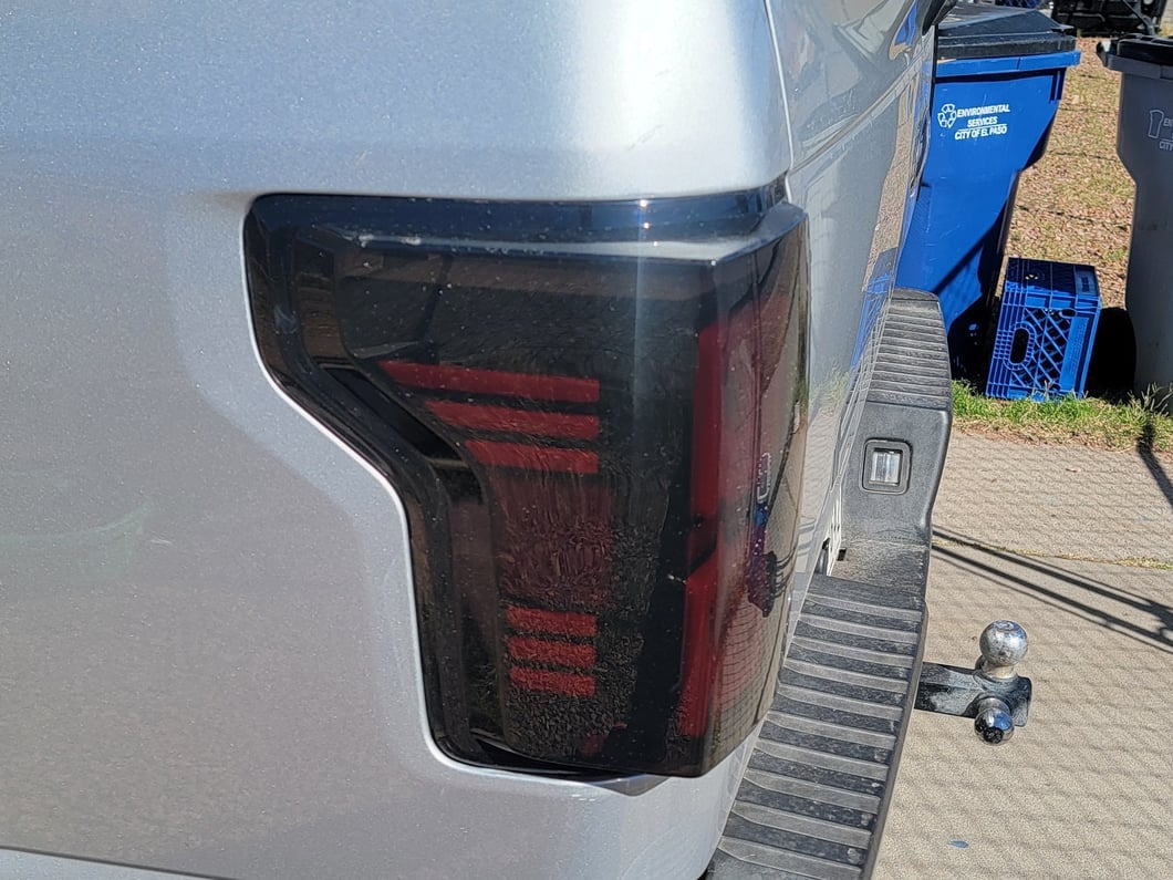 Raxiom Horizon LED Tail Lights; Black Housing; Clear Lens (15-20 F-150 w/ Factory Halogen Non-BLIS Tail Lights)