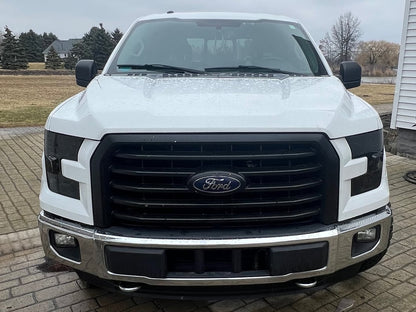 Raxiom Axial Series OEM Style Replacement Headlights; Chrome Housing; Smoked Lens (15-17 F-150 w/ Factory Halogen Headlights)