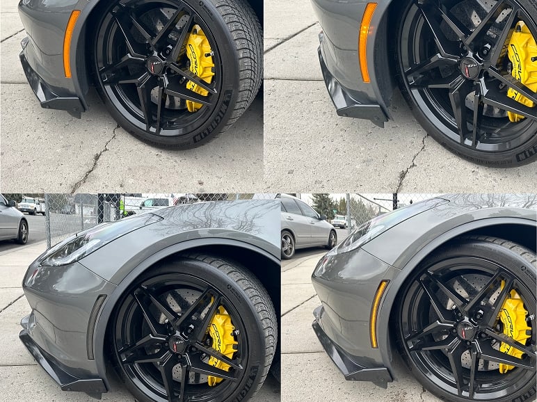 Raxiom Axial Series LED Side Markers; Smoked (14-19 Corvette C7)