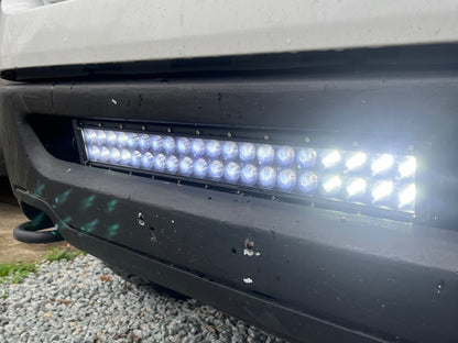 Raxiom Axial Series 20-Inch Dual-Row LED Light Bar; Combo Beam (Universal; Some Adaptation May Be Required)