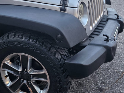 Raxiom Axial Series White LED Side Marker Lights; Smoked (07-18 Jeep Wrangler JK)
