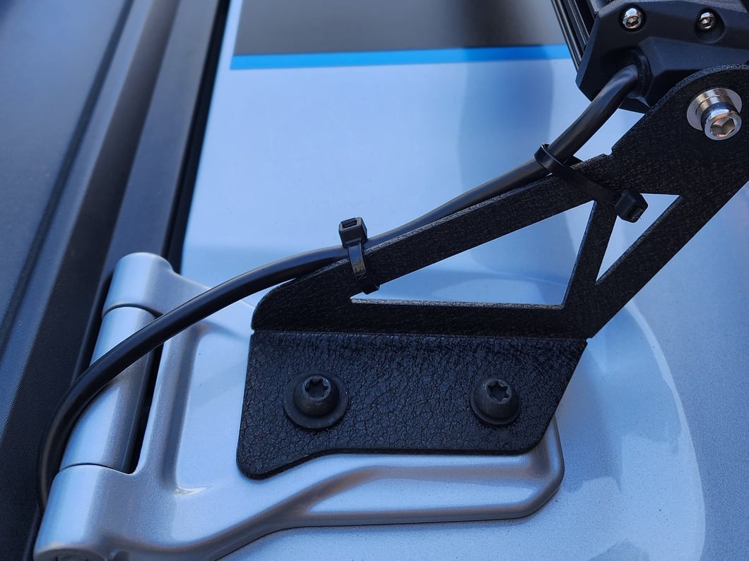 Raxiom Axial Series 30-Inch Single Row LED Light Bar with Hood Mounting Brackets (18-25 Jeep Wrangler JL)