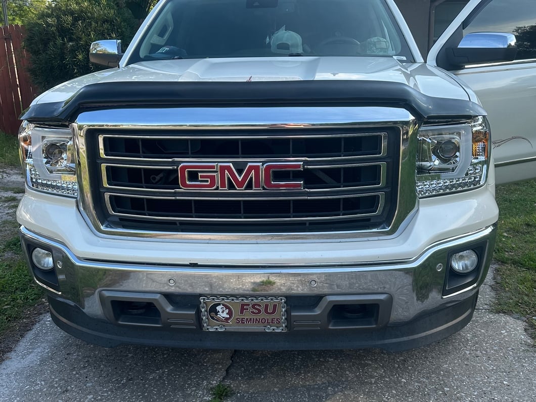 Raxiom Axial Series Projector Headlights; Chrome Housing; Clear Lens (14-15 Sierra 1500 w/ Factory Halogen Headlights)