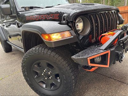 Raxiom Axial Series LED Side Marker Lights; Smoked (20-25 Jeep Gladiator JT)