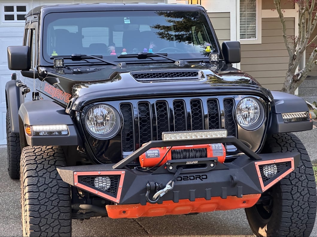 Raxiom Axial Series LED Side Marker Lights; Smoked (20-25 Jeep Gladiator JT)