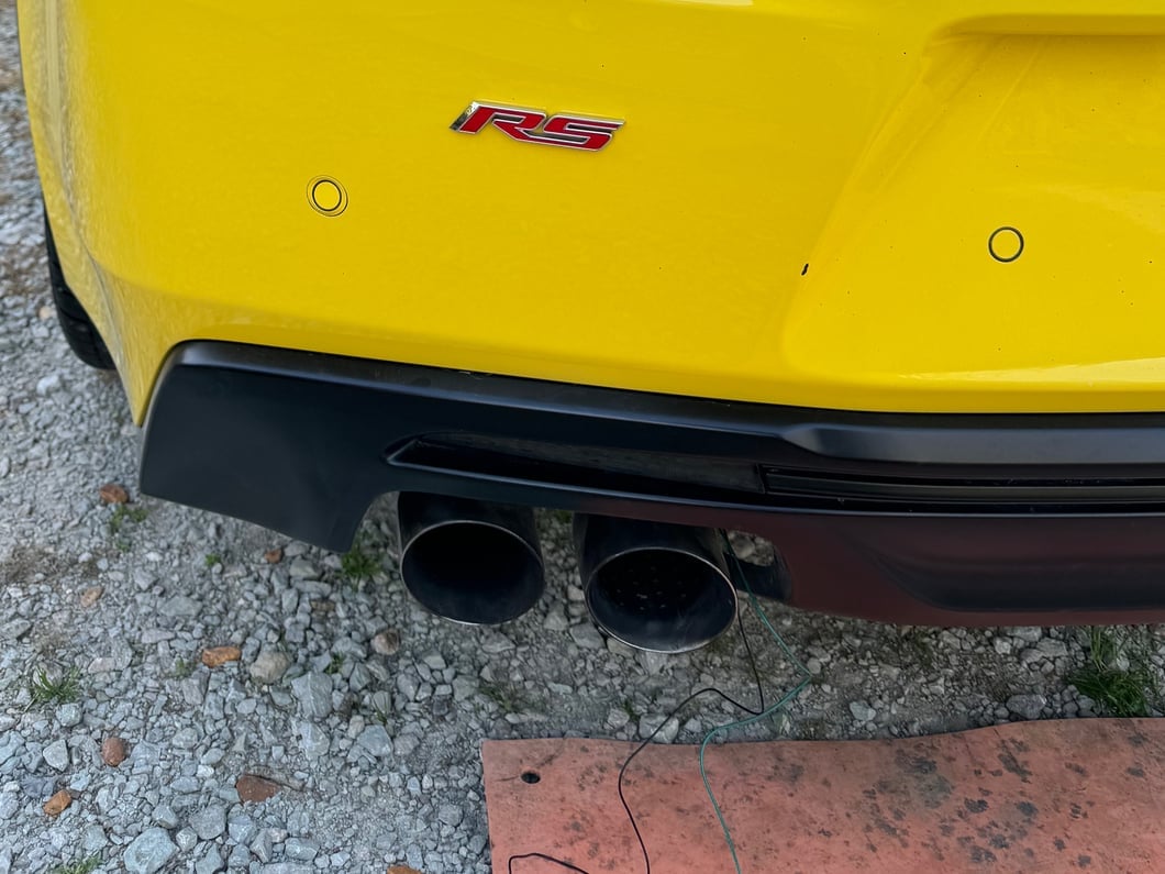 Raxiom Axial Series LED Rear Diffuser Marker Lights; Smoked (16-18 Camaro)