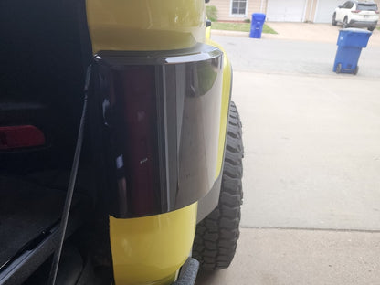 Raxiom Low Profile LED Tail Lights; Black Housing; Smoked Lens (20-25 Jeep Gladiator JT w/ Factory Halogen Tail Lights & w/o Blind Spot Detection))