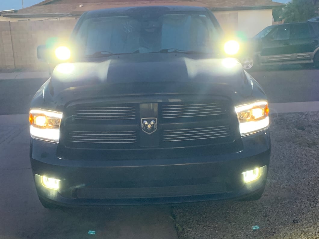 Raxiom Axial Series LED Fog Lights with LED DRL (09-12 RAM 1500)