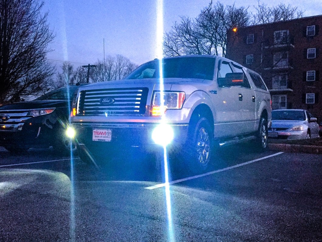 Raxiom Axial Series 1400 Lumen LED Fog Light Conversion Kit; H10 (99-25 F-150, Excluding 02-03 Harley Davidson)
