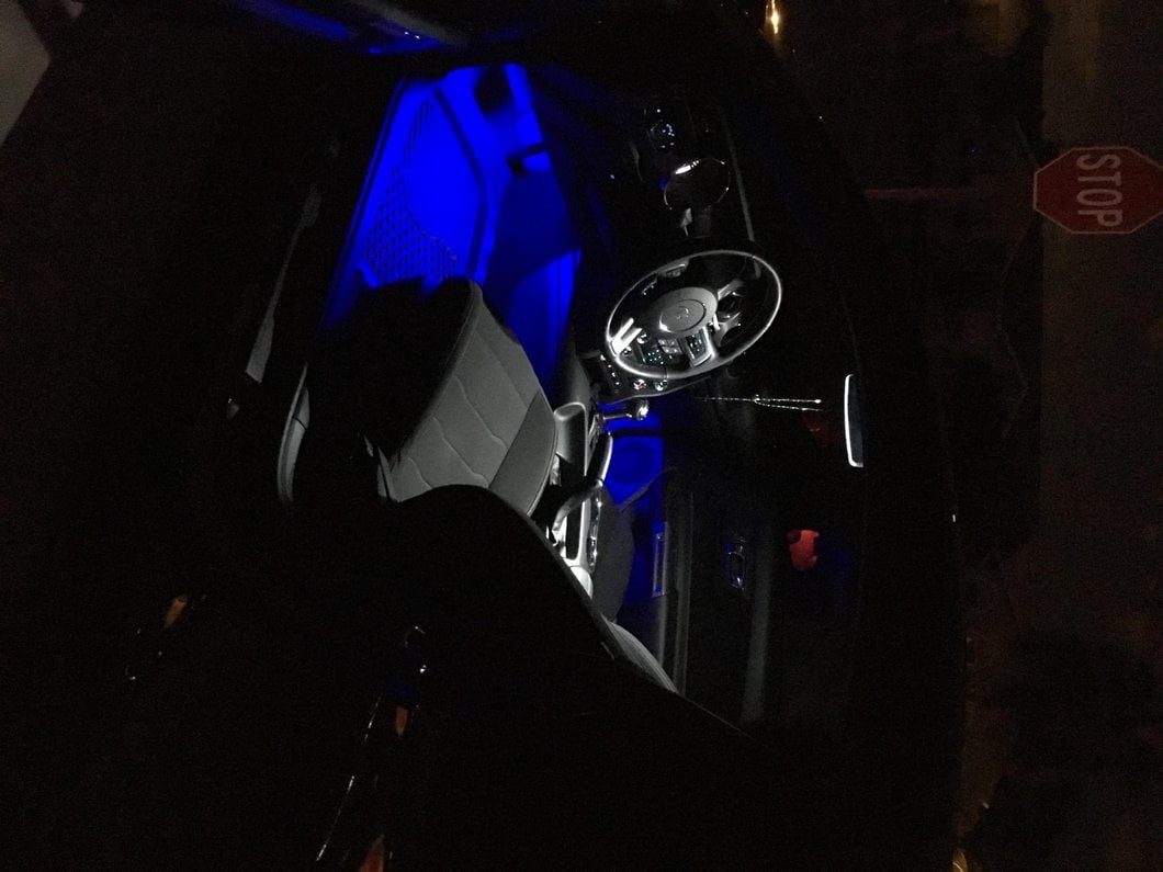 Raxiom LED Footwell Lighting Kit; Blue (15-23 Mustang)