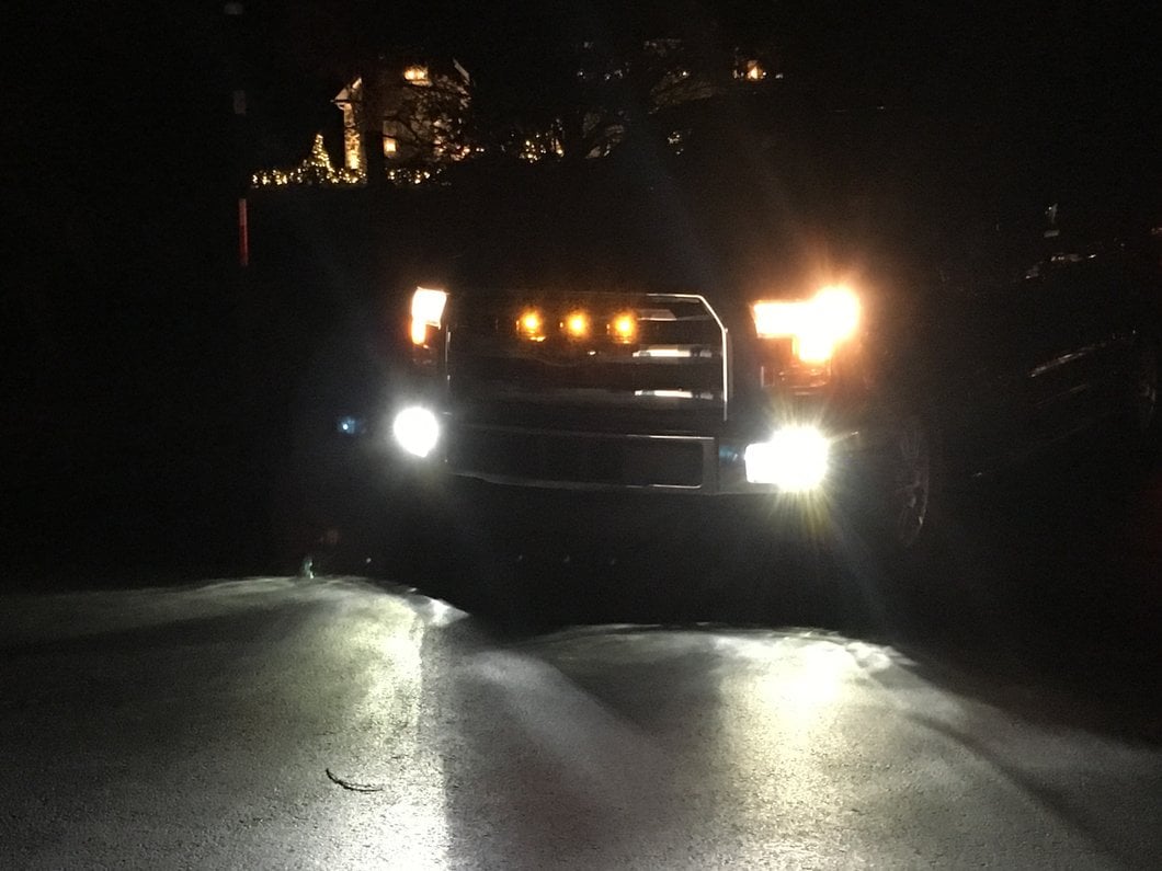 Raxiom Axial Series 1400 Lumen LED Fog Light Conversion Kit; H10 (99-25 F-150, Excluding 02-03 Harley Davidson)
