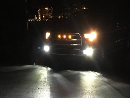 Raxiom Axial Series 1400 Lumen LED Fog Light Conversion Kit; H10 (99-25 F-150, Excluding 02-03 Harley Davidson)