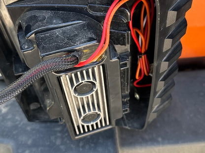 Raxiom Axial Series Trident LED Tail Lights; Black Housing; Smoked Lens (07-18 Jeep Wrangler JK)