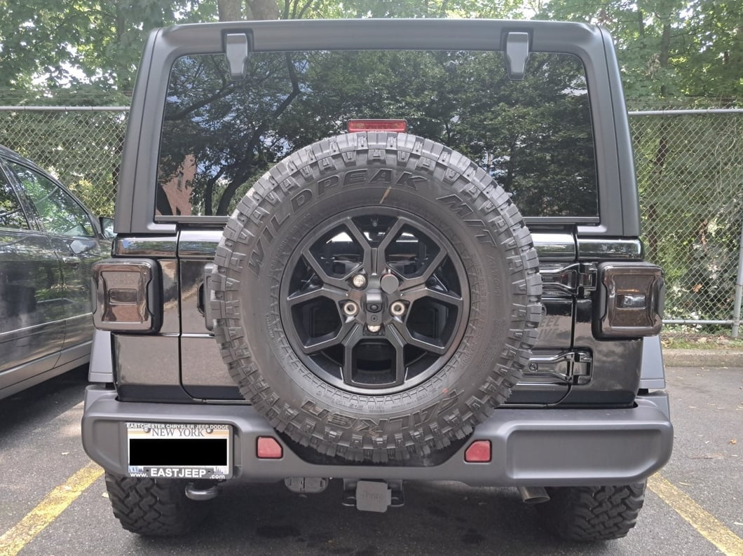 Raxiom LED Tail Lights; Red Housing; Smoked Lens (18-25 Jeep Wrangler JL w/ Factory Halogen Tail Lights & w/o Blind Spot Detection)