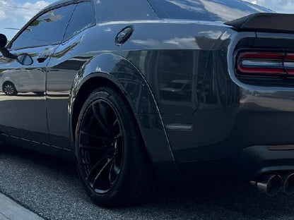 Raxiom Axial Series LED Side Marker Lights; Front and Rear; Clear (18-23 Challenger Widebody)