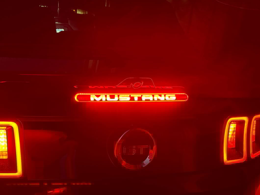 Raxiom Axial Series LED Third Brake Light; Red Lens (10-14 Mustang)